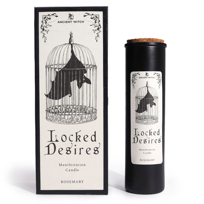 Ancient Witch “Locked Desires” Manifestation Candle — Rosemary