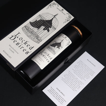 Ancient Witch “Locked Desires” Manifestation Candle — Rosemary