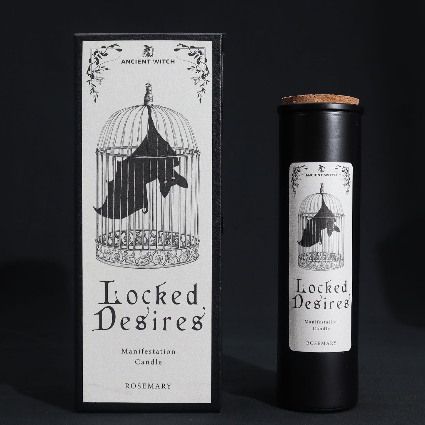 Ancient Witch “Locked Desires” Manifestation Candle — Rosemary