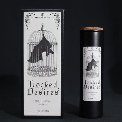 Ancient Witch “Locked Desires” Manifestation Candle — Rosemary