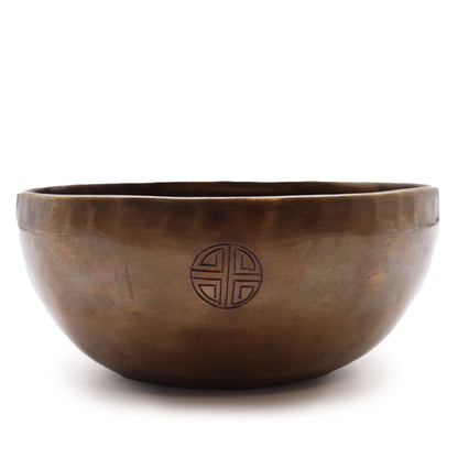 Extra Large Indian Moon Phase Singing Bowl — 22 cm