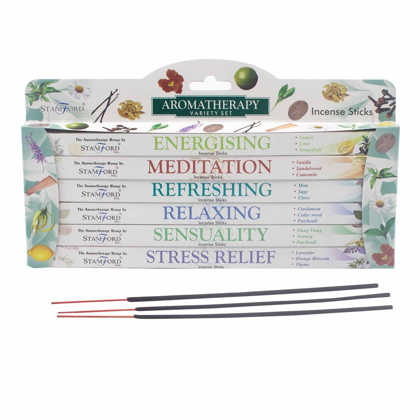 Stamford Aromatherapy Incense Gift Set — 6 Box Variety