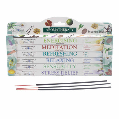 Stamford Aromatherapy Incense Gift Set — 6 Box Variety