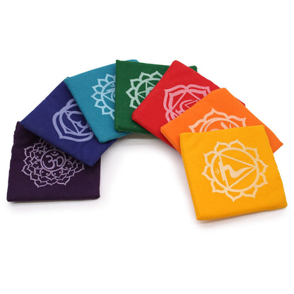 Chakra Pyramid Singing Bowl Gift Set — 7 Bowls for Chakra Healing