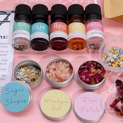 DIY Bath Bomb Kit (Rose & Bubblegum) — Create Your Own