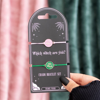 Good Witch / Bad Witch Charm Bracelet Set – Fae Cottage