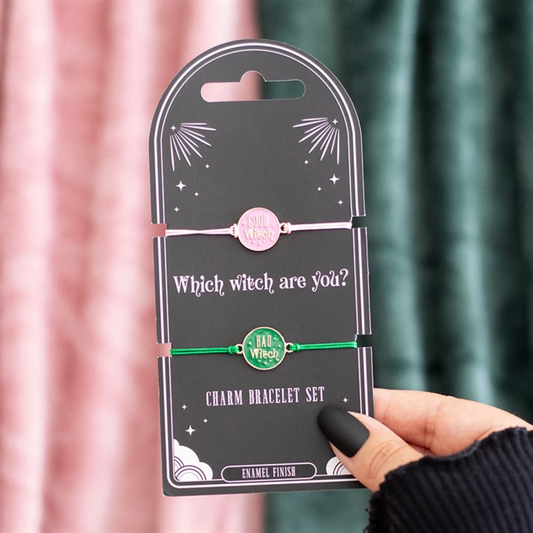 Good Witch / Bad Witch Charm Bracelet Set – Fae Cottage