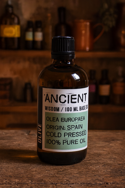 Olive Carrier Oil (Olea europaea) 100ml — Cold-Pressed (Spain), Rich & Comforting